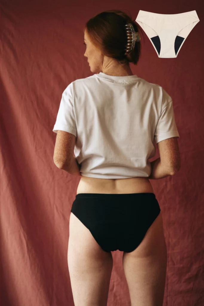 majtki menstruacyjne z bawełny