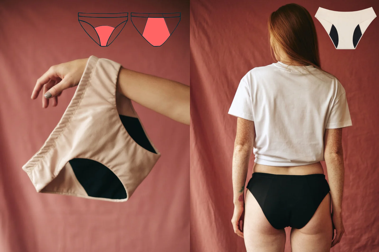 majtki menstruacyjne high na noc