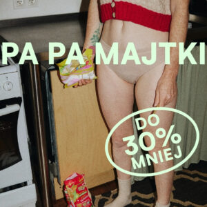 Majtki menstruacyjne hipster medium LIGHT z bawełny GOTS