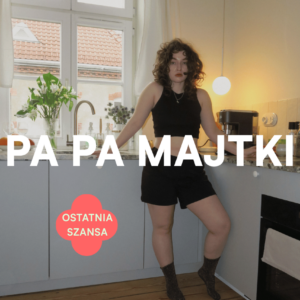 Spodenki menstruacyjne high o luźnym kroju na obfity okres z bawełny GOTS