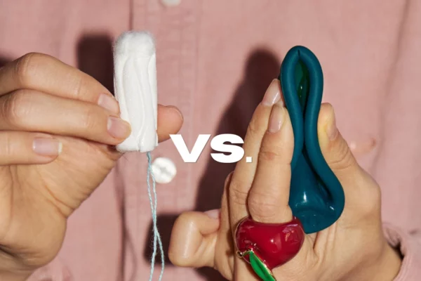 Dysk menstruacyjny a tampon