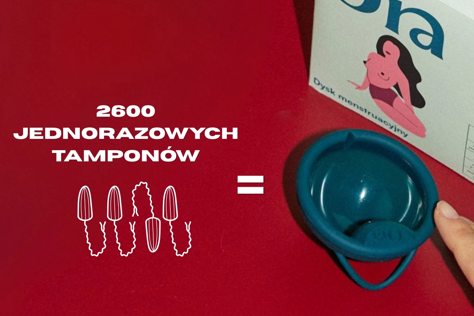 dysk menstruacyjny a tampon menstruacja zero waste